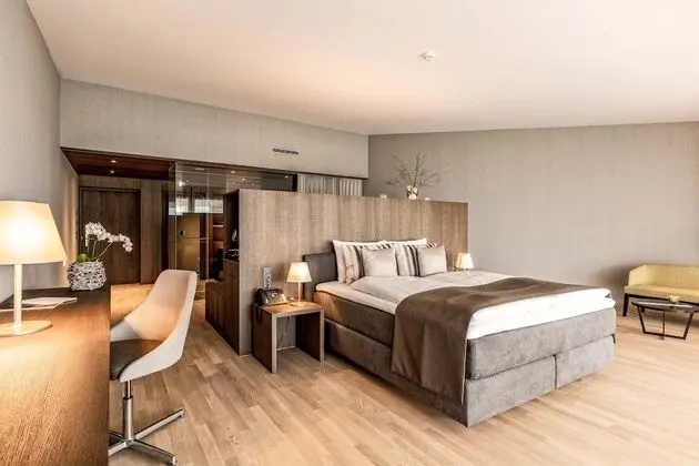 Deluxe Tek Büyük Yataklı Oda, Balkon, Dağ Manzaralı