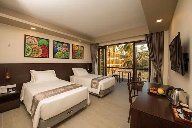 Deluxe İki Ayrı Yataklı Oda, Kısmi Deniz Manzaralı