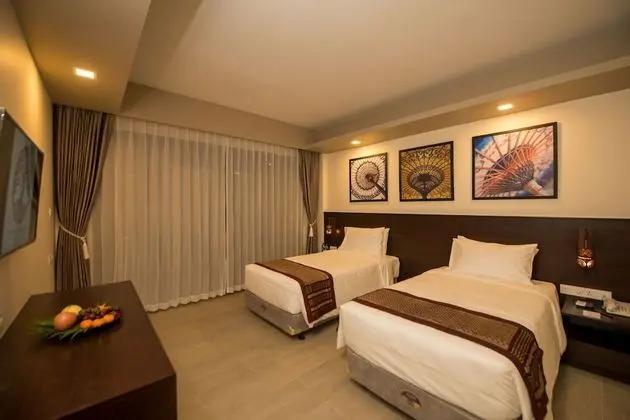 Deluxe İki Ayrı Yataklı Oda, Kısmi Deniz Manzaralı