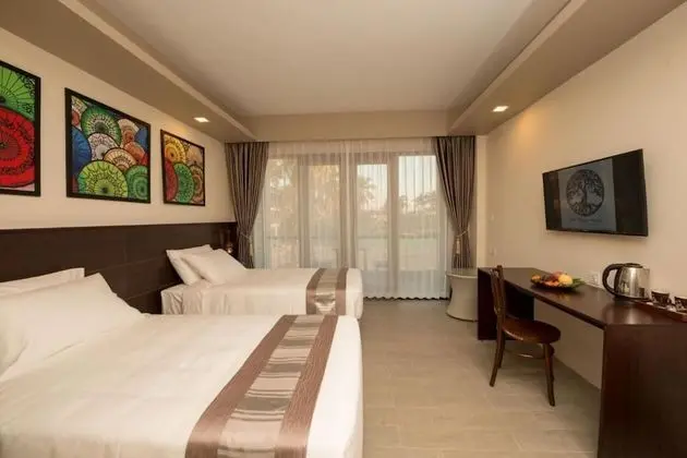 Deluxe İki Ayrı Yataklı Oda, Kısmi Deniz Manzaralı
