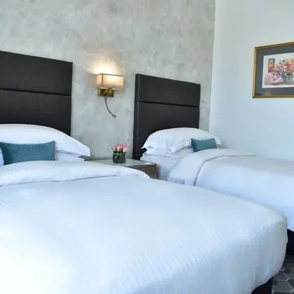 City View Room with Lounge Access Twin Beds