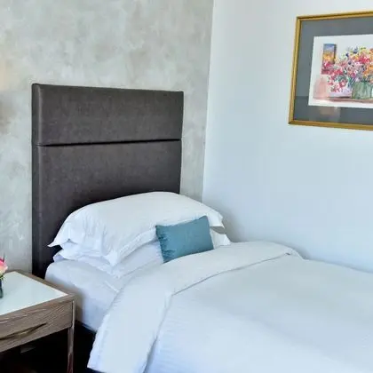 City View Room with Lounge Access Twin Beds