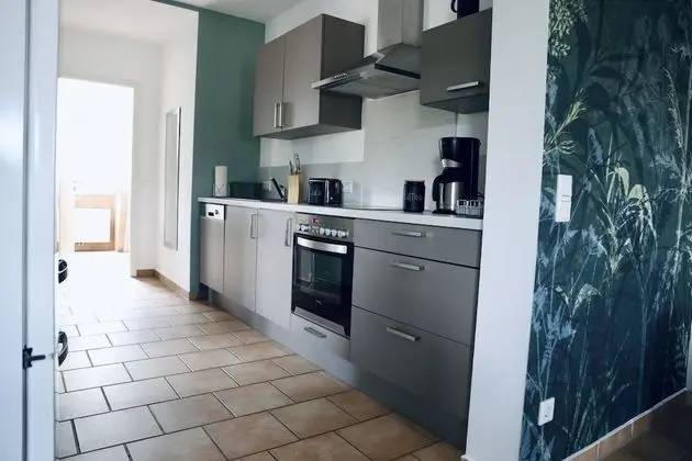 Daire, Özel Banyo (Ferienwohnung Grün)