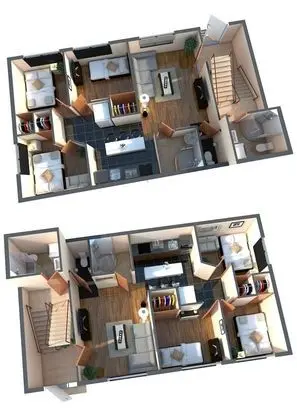 Apart Daire, 3 Yatak Odası (100)