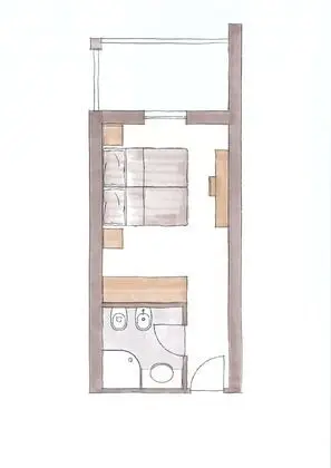 Superior Tek Büyük Yataklı Oda, Balkon, Dağ Manzaralı