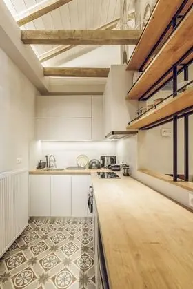 Design Stüdyo Süit, 1 Yatak Odası, Şömine, Zemin Kat