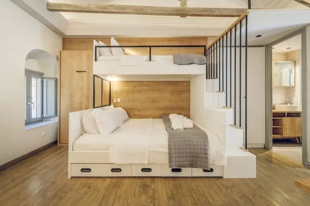 Design Stüdyo Süit, 1 Yatak Odası, Şömine, Zemin Kat