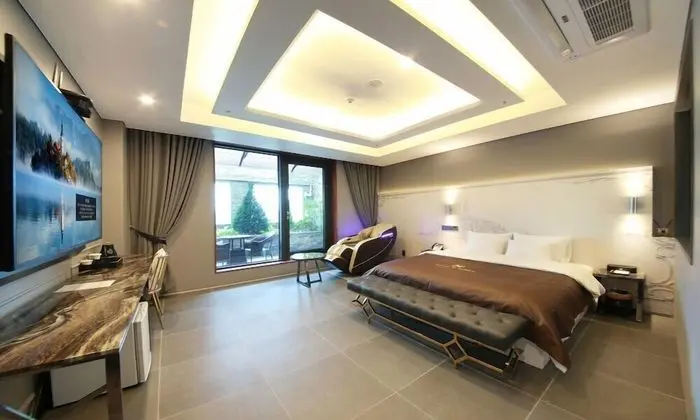Deluxe Tek Büyük Yataklı Oda, Teras