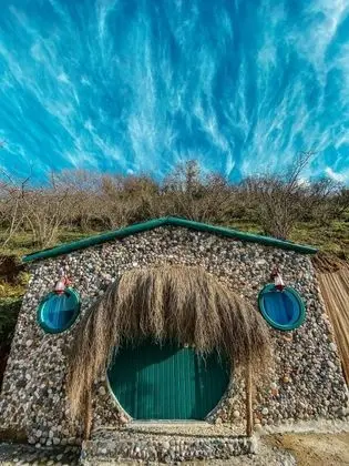 Hobbit Ev, Deniz ve Doğa Manzaralı, Klimalı