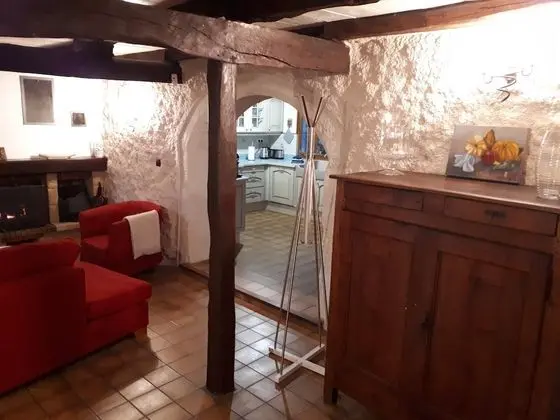 Family Ev, Özel Banyo, Dağ Manzaralı (Entre Vignes et Montagne)
