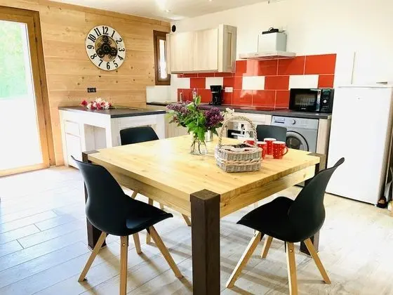 Comfort Kır Evi, Banyolu/Duşlu, Dağ Manzaralı (Gîte Costillon)