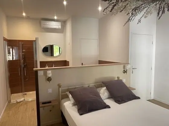 Kır Evi, Özel Banyo, Avlu Manzaralı (Canigou)