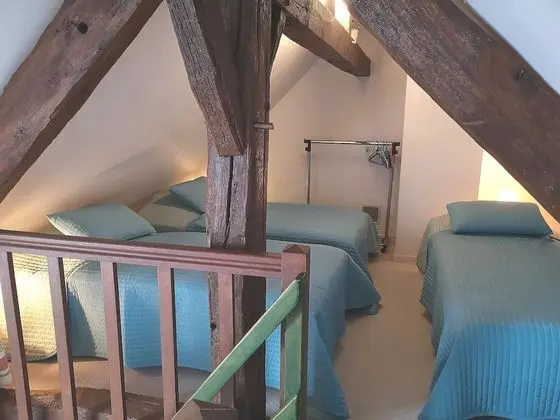 Family Kır Evi, Özel Banyo, Bahçe Manzaralı (GÎTE  GUILLAUMIN)