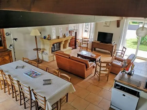 Family Kır Evi, Özel Banyo, Bahçe Manzaralı (GÎTE  GUILLAUMIN)