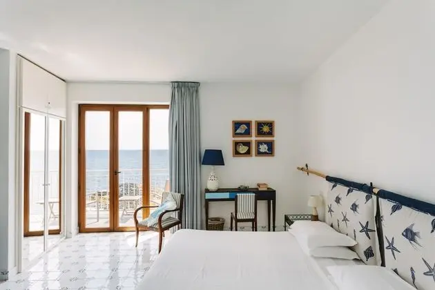 Panoramic Tek Büyük veya İki Ayrı Yataklı Oda, 1 Yatak Odası, Balkon, Deniz Manzaralı