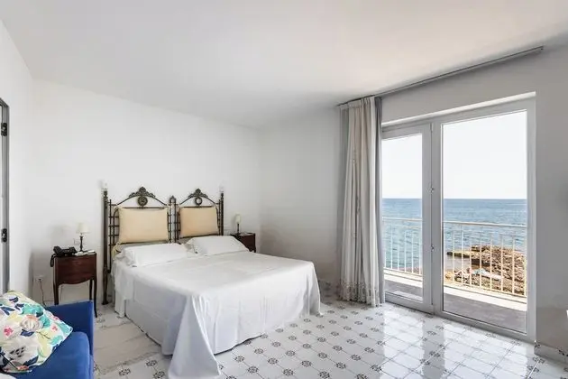 Panoramic Tek Büyük veya İki Ayrı Yataklı Oda, 1 Yatak Odası, Balkon, Deniz Manzaralı