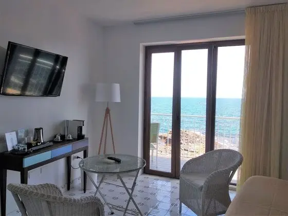 Panoramic Tek Büyük veya İki Ayrı Yataklı Oda, 1 Yatak Odası, Balkon, Deniz Manzaralı