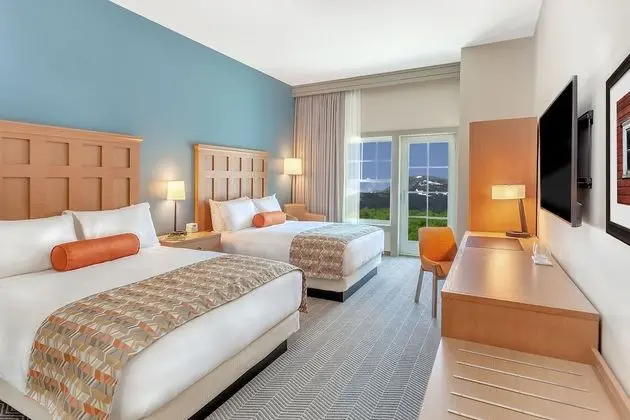 Deluxe Oda, 2 Büyük (Queen) Boy Yatak, Dağ Manzaralı (Premium Queen Room)