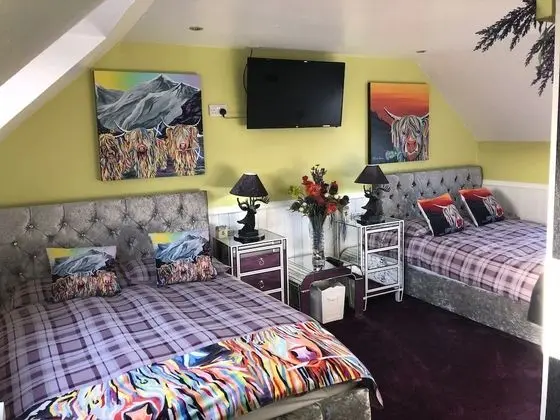 Comfort Dört Kişilik Oda, 2 Çift Kişilik Yatak, Özel Banyo, Yamaçta