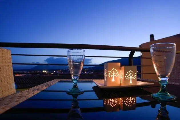 Tek Büyük Yataklı Oda, Balkon, Bahçe Manzaralı