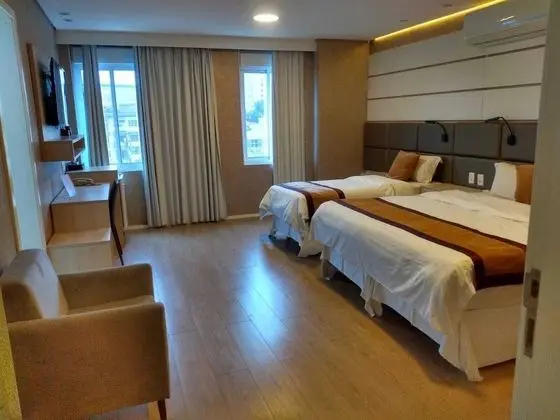Quarto Luxo Triplo, tipo de camas