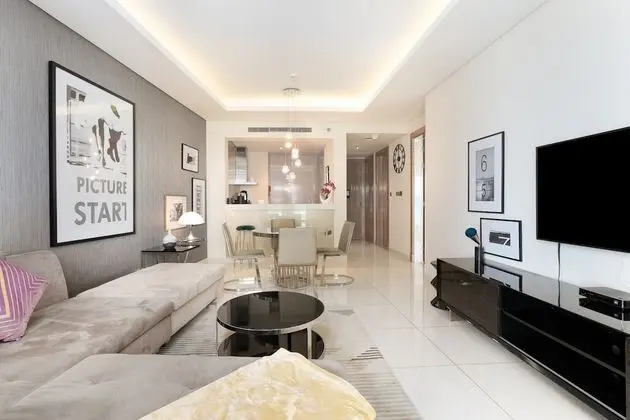 Elite Apart Daire, 1 Yatak Odası, Mutfak, Havuz Manzaralı