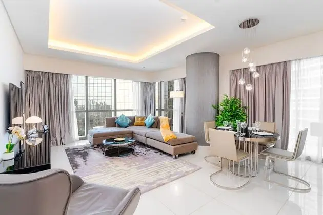 Grand Apart Daire, 2 Yatak Odası, Mutfak, Havuz Manzaralı
