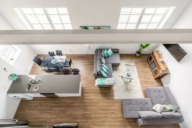 Luxury Çatı Katı (Loft), 3 Yatak Odası, Balkon