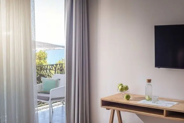 Tek Büyük veya İki Ayrı Yataklı Oda, Balkon, Kısmi Deniz Manzaralı