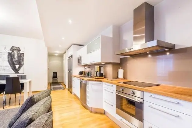 Family Apart Daire, 2 Yatak Odası, Sauna, Avlu Manzaralı