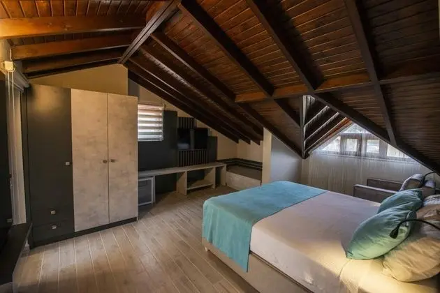 Çatı Katı Oda, Bahçe Manzaralı, Balkonlu