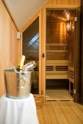 Deluxe Tek Büyük veya İki Ayrı Yataklı Oda, 1 Yatak Odası, Sauna, Nehir Manzaralı