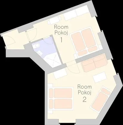 Apart Daire, 2 Yatak Odası (5 Adults)