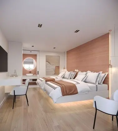 Deluxe Tek Büyük Yataklı Oda, 2 Çift Kişilik Yatak