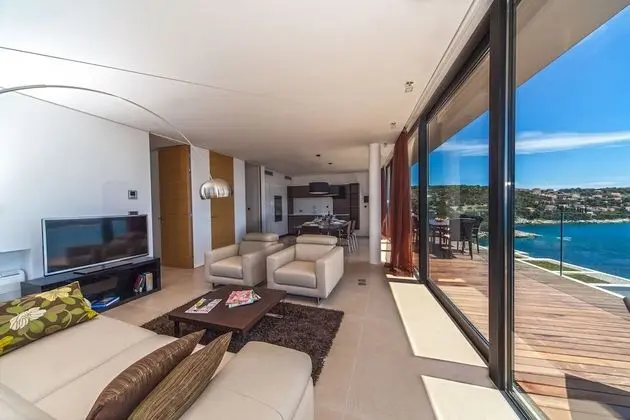 Luxury Çatı Katı Süiti (Penthouse), 2 Yatak Odası, Teras, Deniz Manzaralı