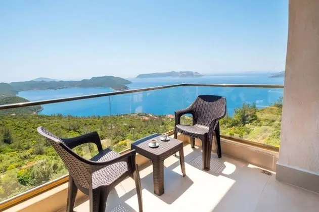 Apartment, Deniz ve Dağ Manzaralı, Balkonlu