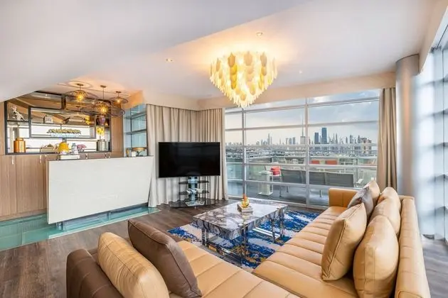 Golden Grand Suite Waterfront with Terrace with Hermes Amenities & Jacuzzi with Lounge Access