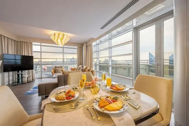 Golden Grand Suite Waterfront with Terrace with Hermes Amenities & Jacuzzi with Lounge Access