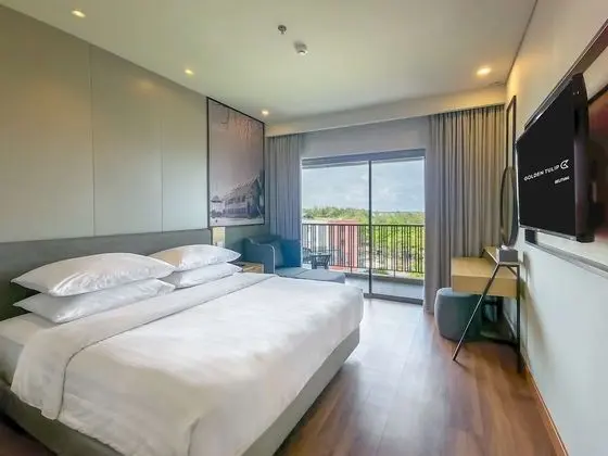 Deluxe Oda, 1 Büyük (Queen) Boy Yatak, Balkon, Deniz Manzaralı