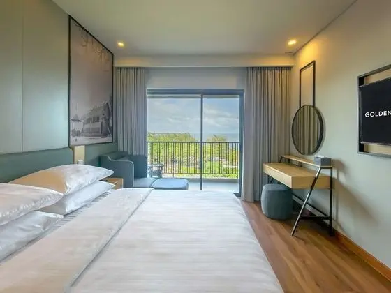 Deluxe Oda, 1 Büyük (Queen) Boy Yatak, Balkon, Deniz Manzaralı
