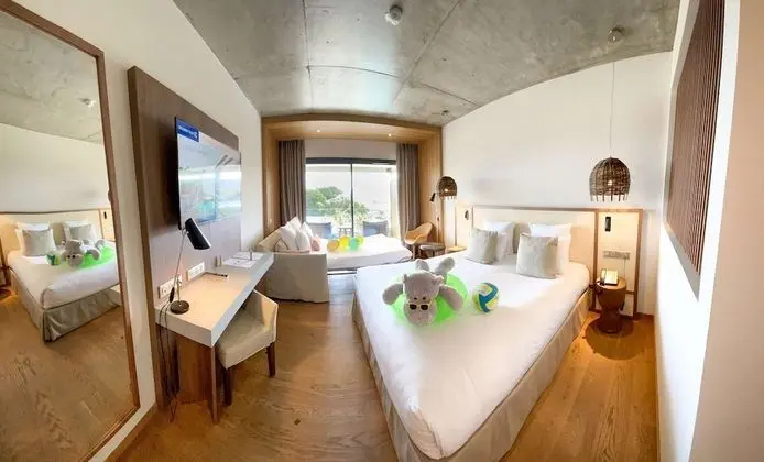 Deluxe Oda, Birden Çok Yatak, Balkon, Deniz Manzaralı