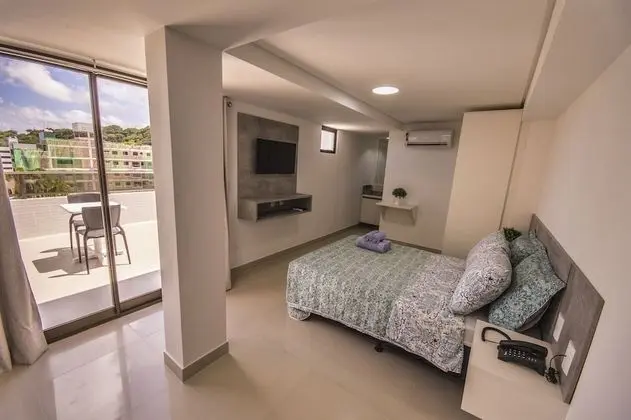 Panoramic Stüdyo Süit, 1 Yatak Odası, Balkon, Plaj Manzaralı
