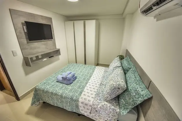 Suíte estúdio conforto, 1 quarto, Varanda coberta, VIsta para a piscina UH-421