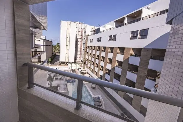 Suíte estúdio conforto, 1 quarto, Varanda coberta, VIsta para a piscina UH-421