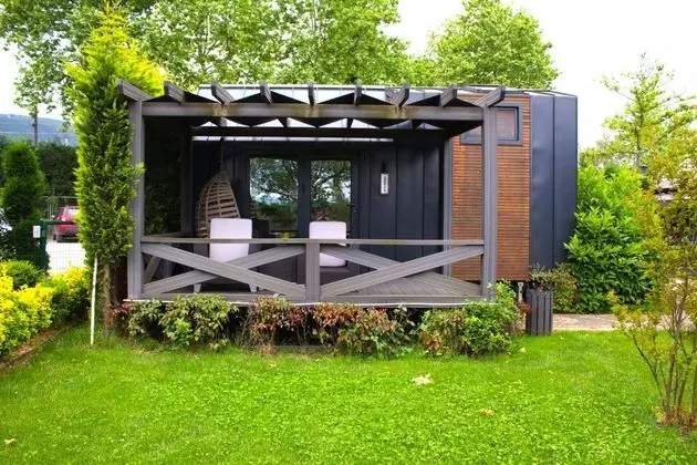 Asma Katlı Tiny House, Göl Manzaralı, Verandalı