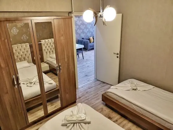 Deluxe Tek Büyük Yataklı Oda, 2 Yatak Odası, Mutfak