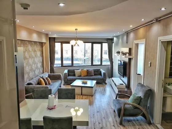 Deluxe Tek Büyük Yataklı Oda, 2 Yatak Odası, Mutfak
