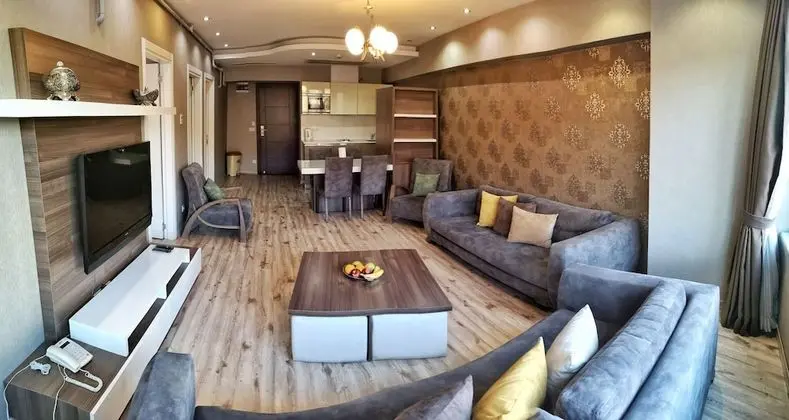 Deluxe Tek Büyük Yataklı Oda, 2 Yatak Odası, Mutfak