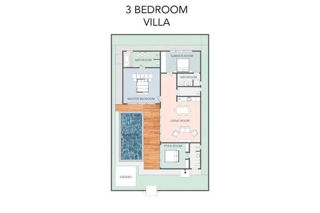 Villa, 3 Yatak Odası, Kişiye Özel Havuzlu