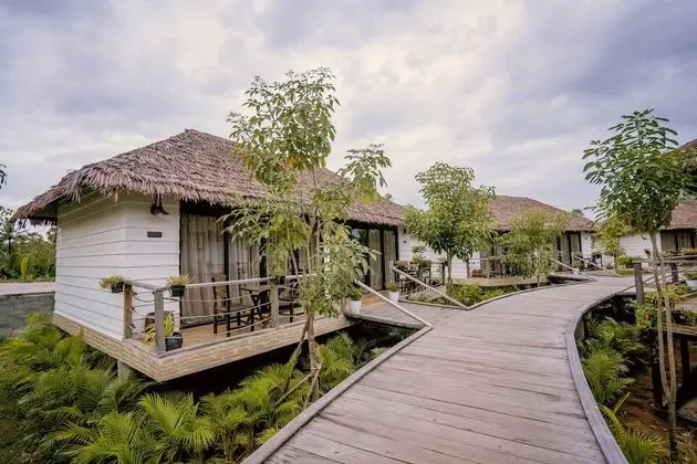 Standard Bungalov, 1 Yatak Odası, Balkon, Bahçe Manzaralı